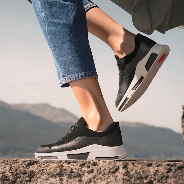 Ladies Freya Leather Sneakers