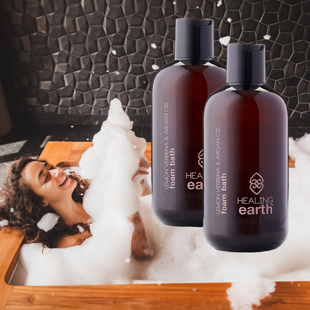 Pack of 2 Lemon Verbena & Argan Oil Foam Baths (250ml Each)