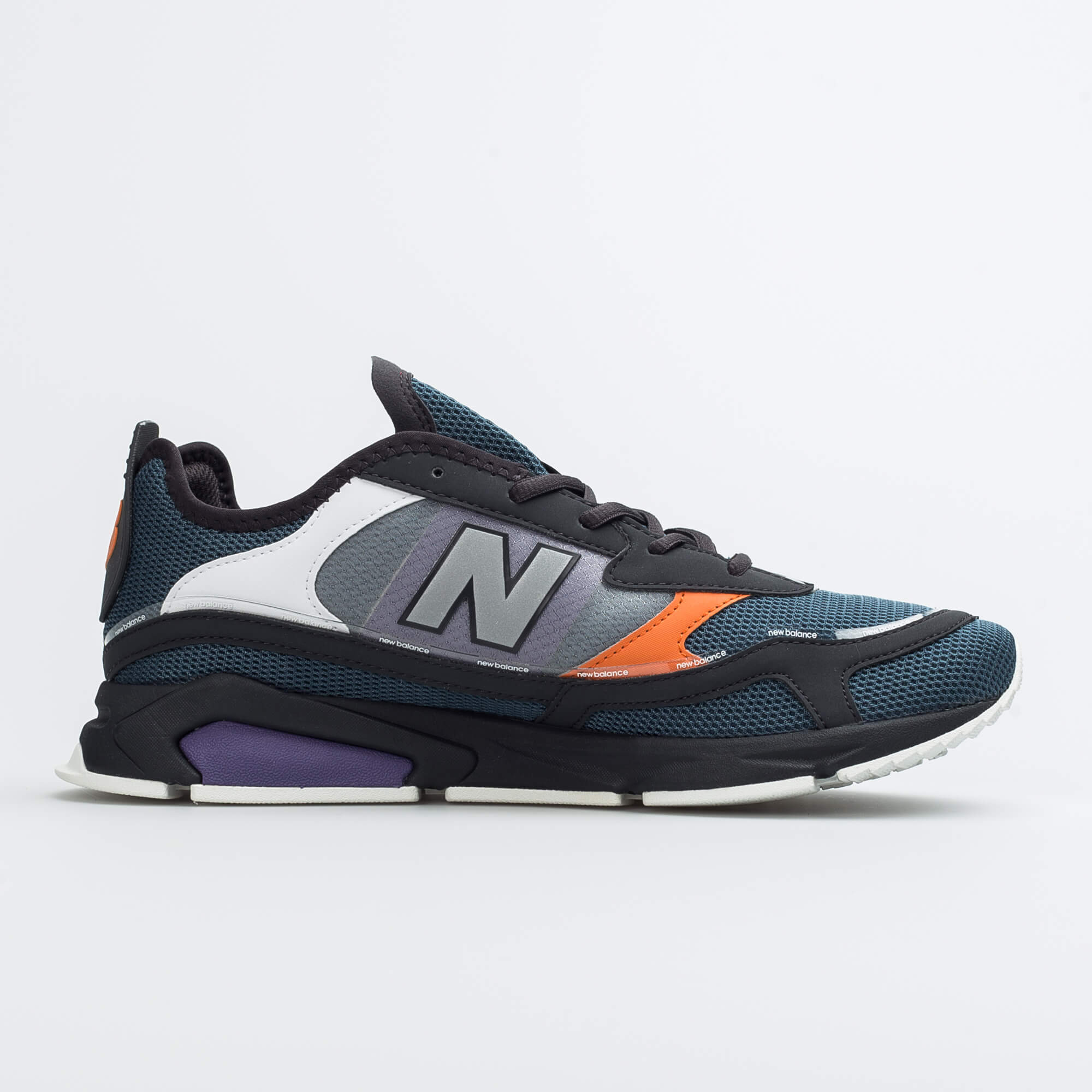 Black/Orange/White