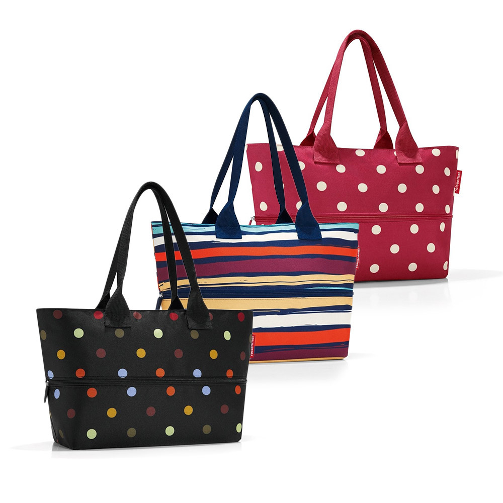 Expandable Water-Resistant Novelty Print Shopper Bag