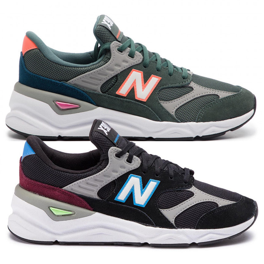 Men's X90 Suede Mesh Sneakers