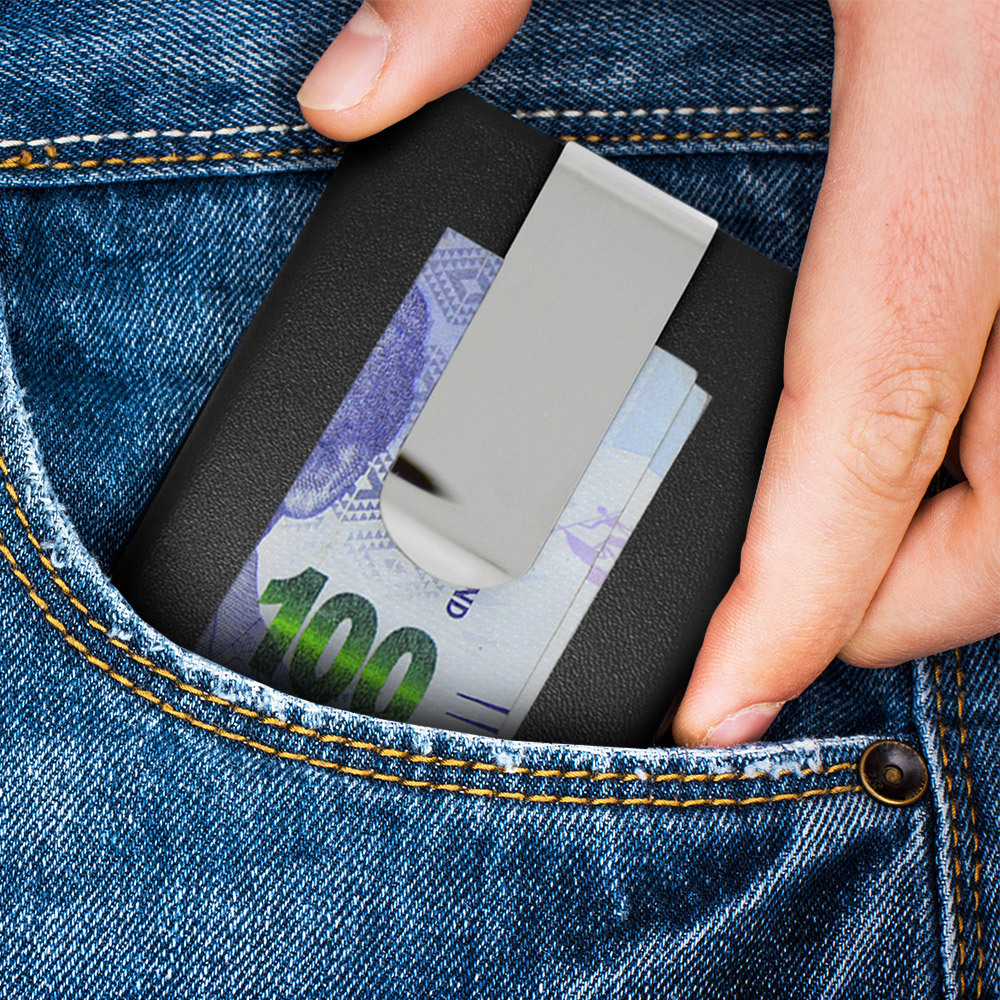 Pop-Up RFID Card Protector with Money Clip