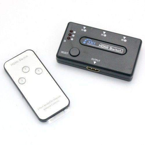 3-Port HDMI Switch HUB with Remote Control