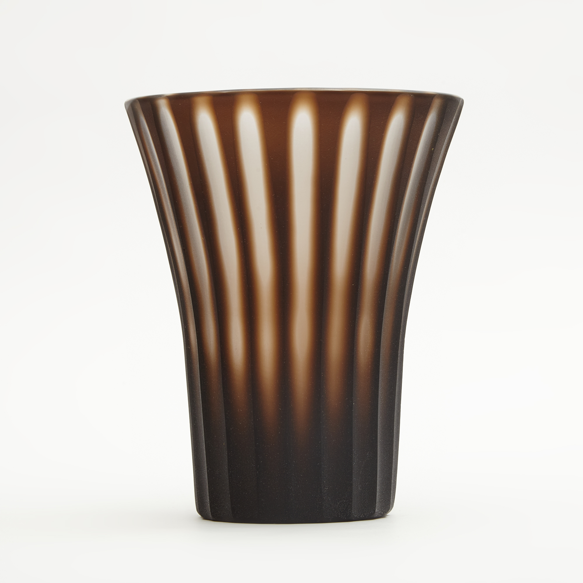 Black Wave or Brown Stripe Vases