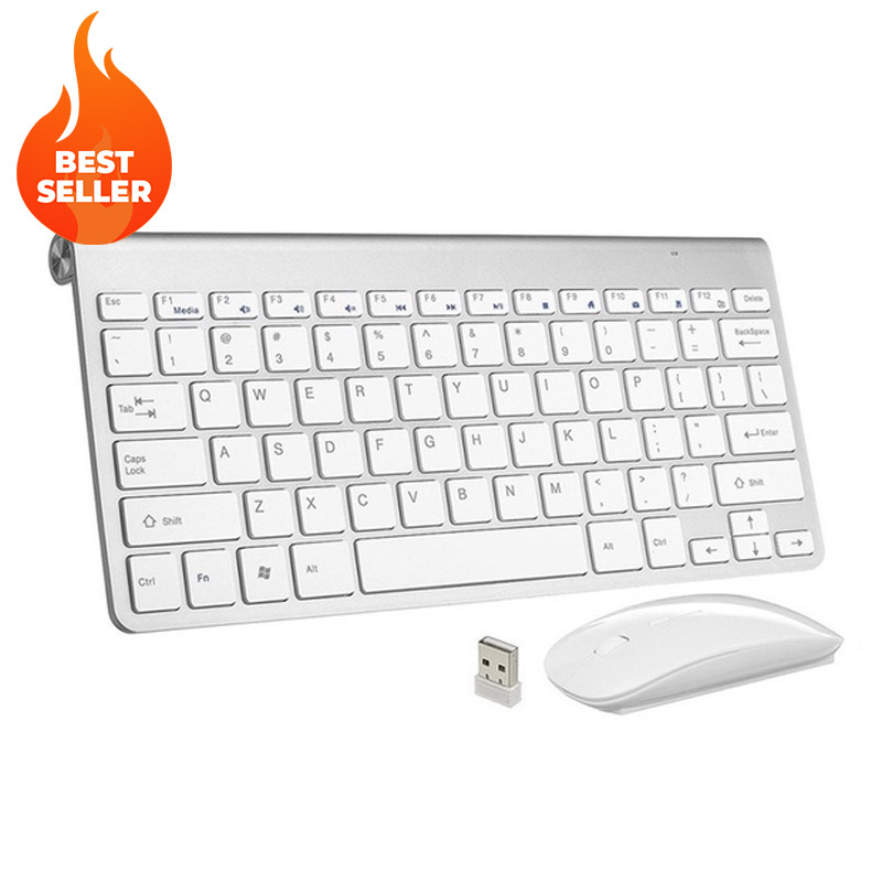 Ultra-Thin Wireless Keyboard and Mouse Combo (2.4Ghz)
