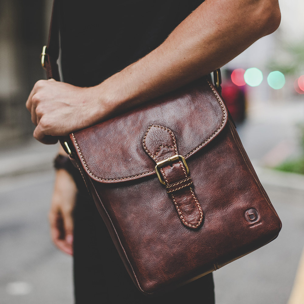 Genuine Leather Crossbody Bag