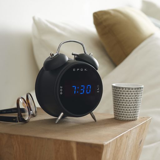 Retro Alarm Clock with Two Alarms