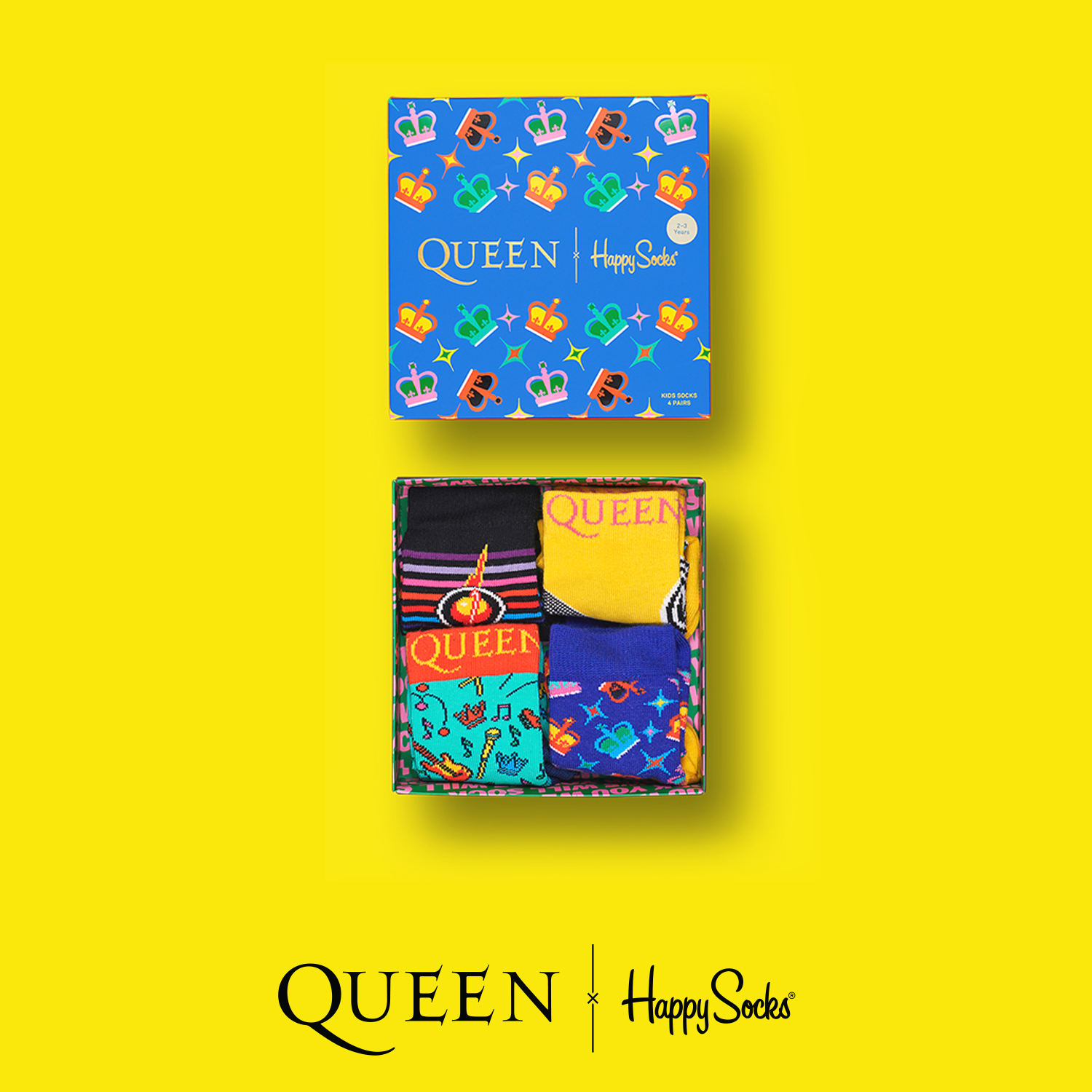 Pack of 4 Kids Queen Gift Box