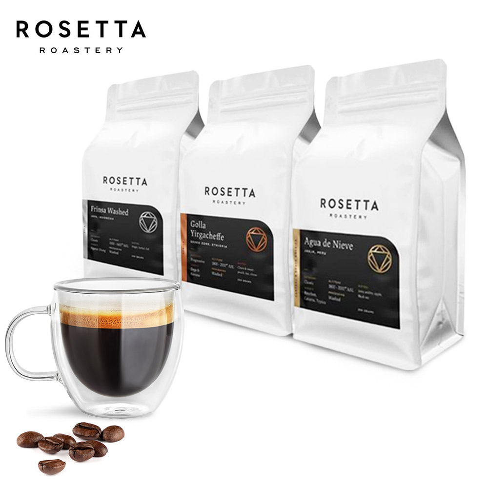 Pack of 3 250g Speciality Coffee Beans in a Gift Box (Peru, Indonesia & Ethiopia)