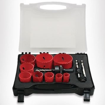 13-Piece Bi-Metal Holesaw Kit