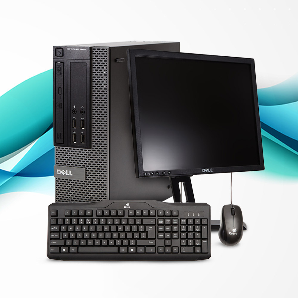 Dell OptiPlex 7010 Desktop PC i5 500GB HDD 4GB Memory with 19'' LCD Monitor Keyboard & Mouse