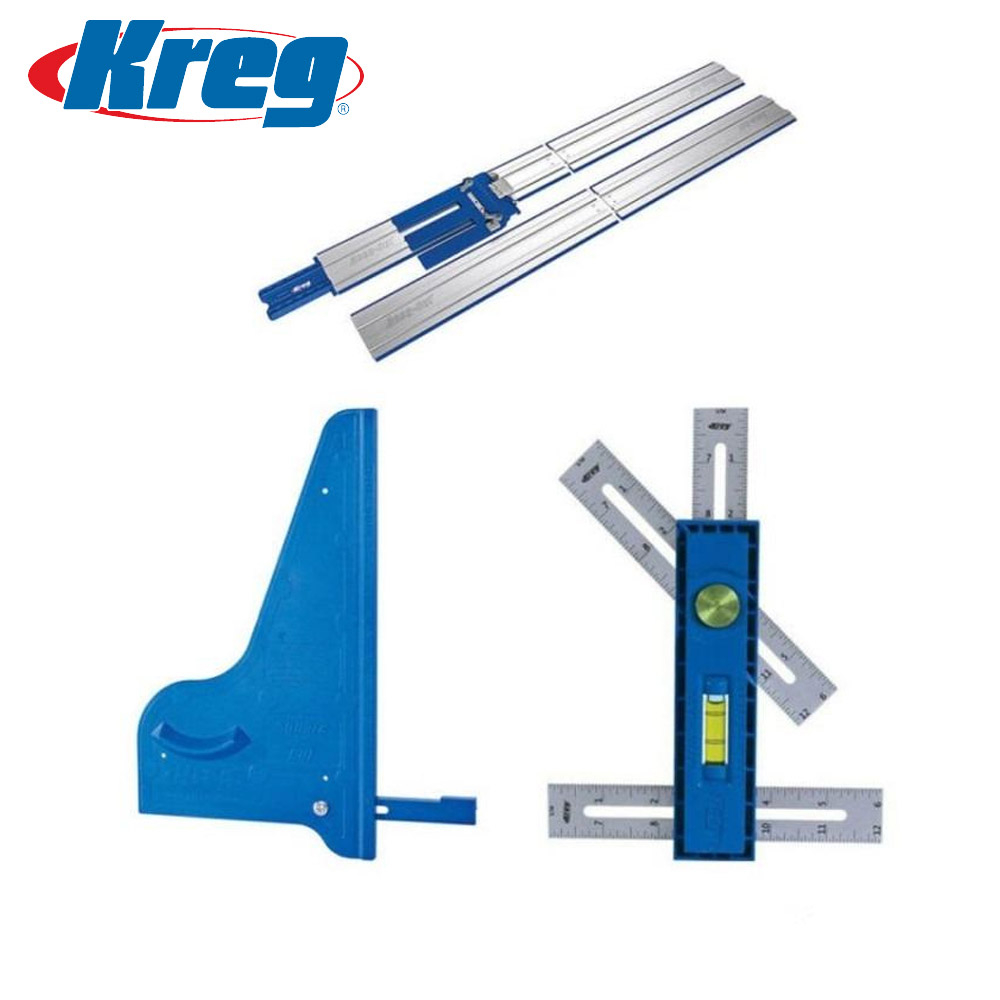 Accu-Cut XL Circular Saw Track Guide, Square Cut and Multi Mark Set
