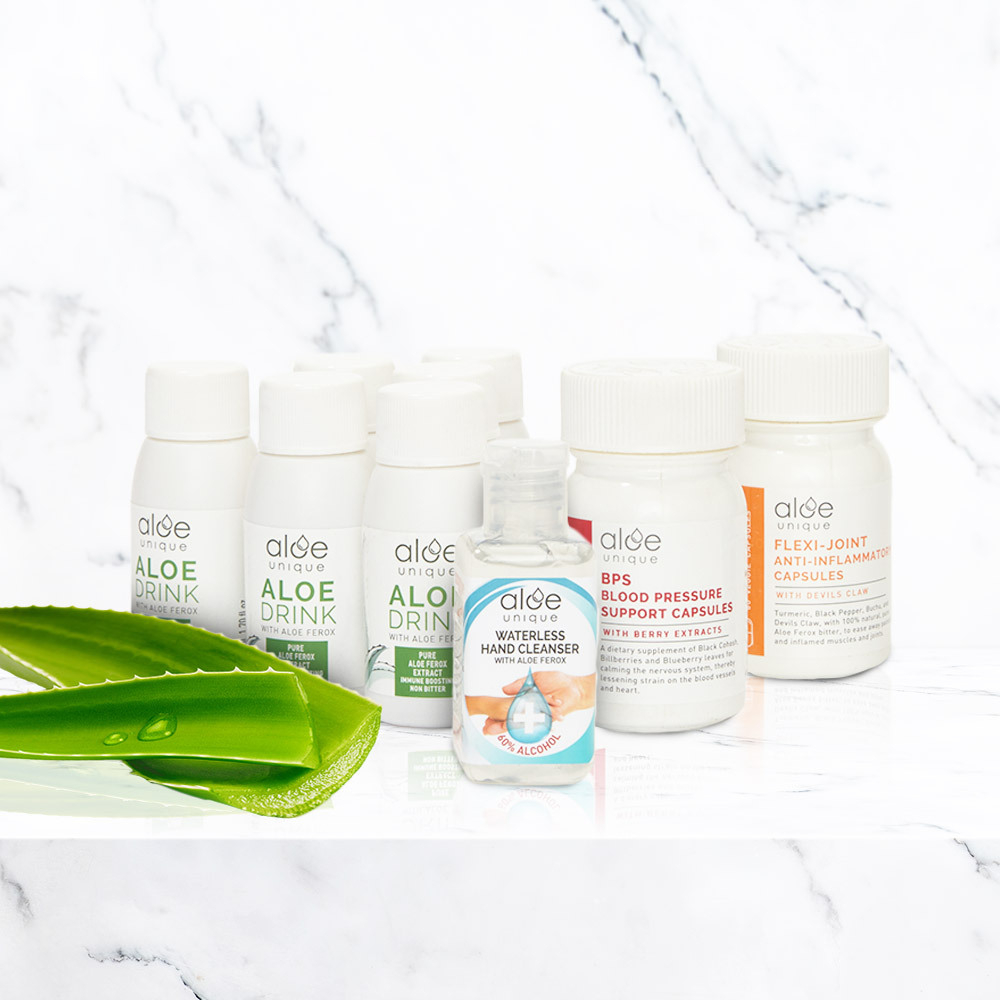 Hand & Body Healthcare Gift Set with Flexi-Joint & Blood Pressure Capsules 