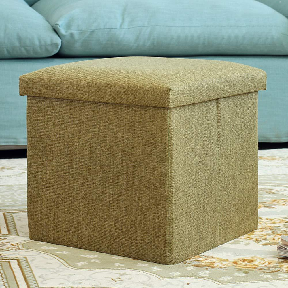 Pack of 2 Foldable Cube Stool Containers