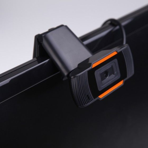 HD 720p USB 2.0 Webcam & Screen Clip with Noise-Reducing Mic (Model: M2229)