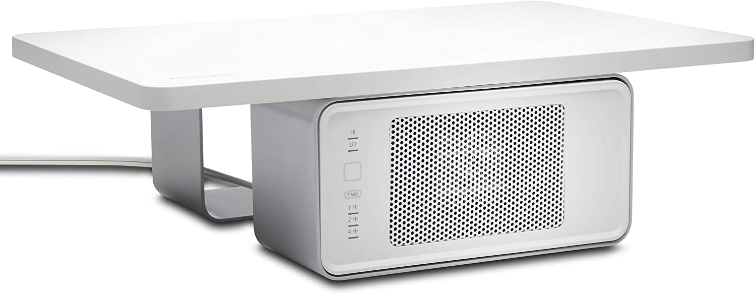 Wellness Monitor Stand with Desk Heater Fan for 27" Monitor 