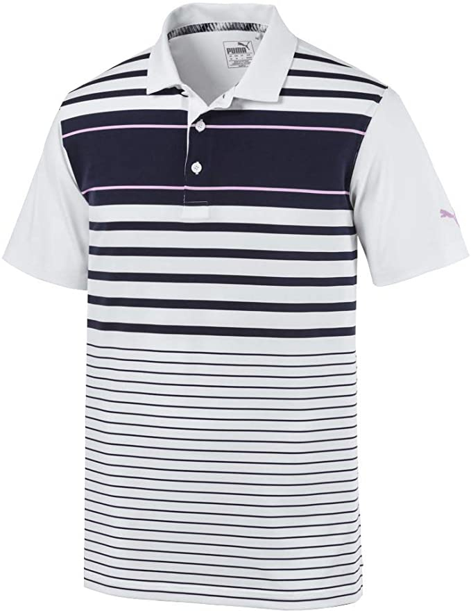 Men's Peacoat and Pale Pink Spotlight Polo