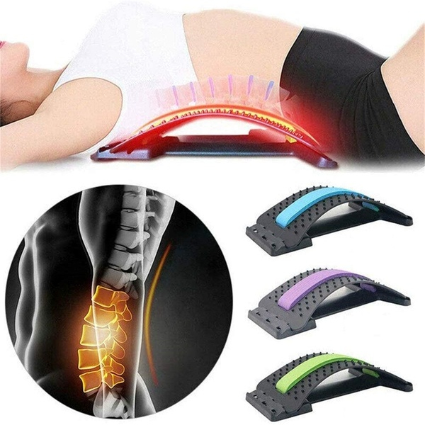 Adjustable Therapeutic Lower Back Support and Lumbar Stretcher