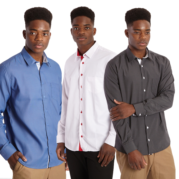 Men's Long Sleeve Slim Fit Shirt