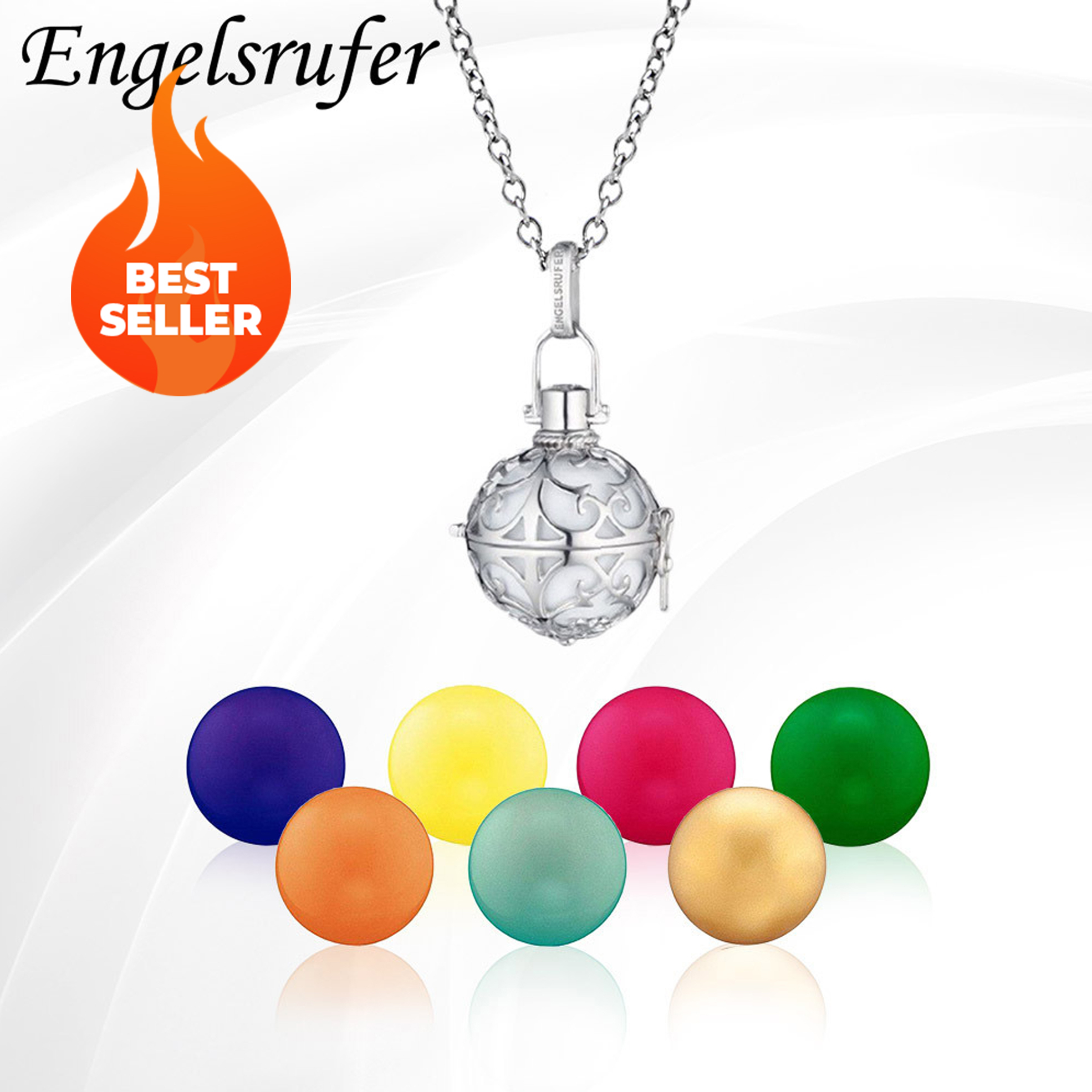 Personalized Sound Ball Basket Pendant & Chime Ball Set