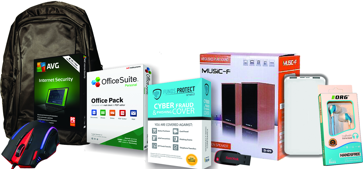 9-Piece Student Bundle including Software, Speakers, Powerbank and More!