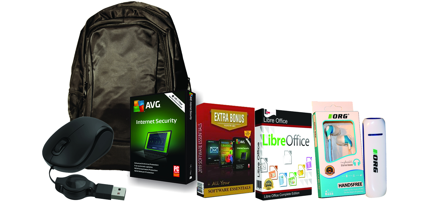 7-Piece Simple Upgrade Bundle including Software, Mouse, Powerbank and More!