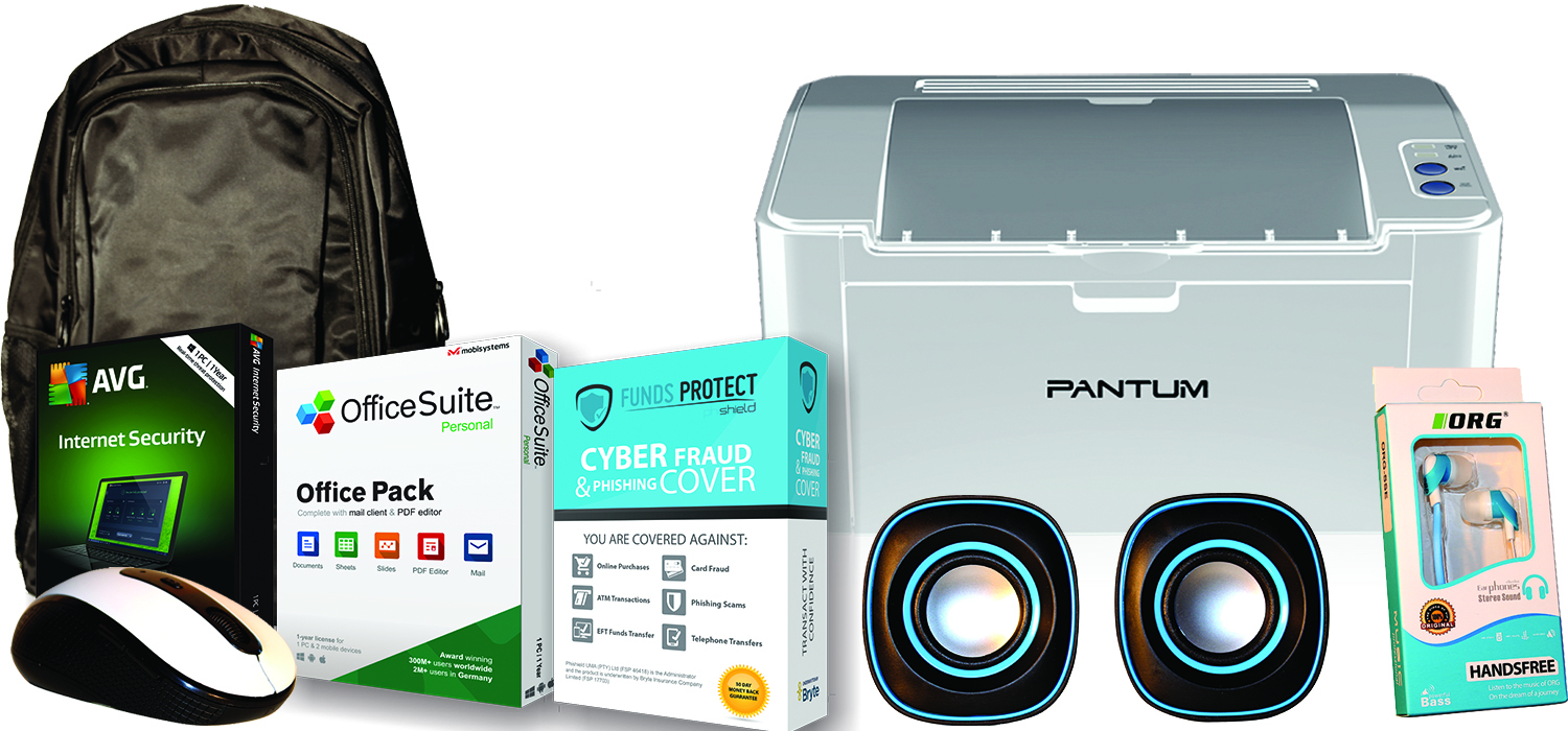 8-Piece Small Office Bundle including Software, Speakers, Printer and More!
