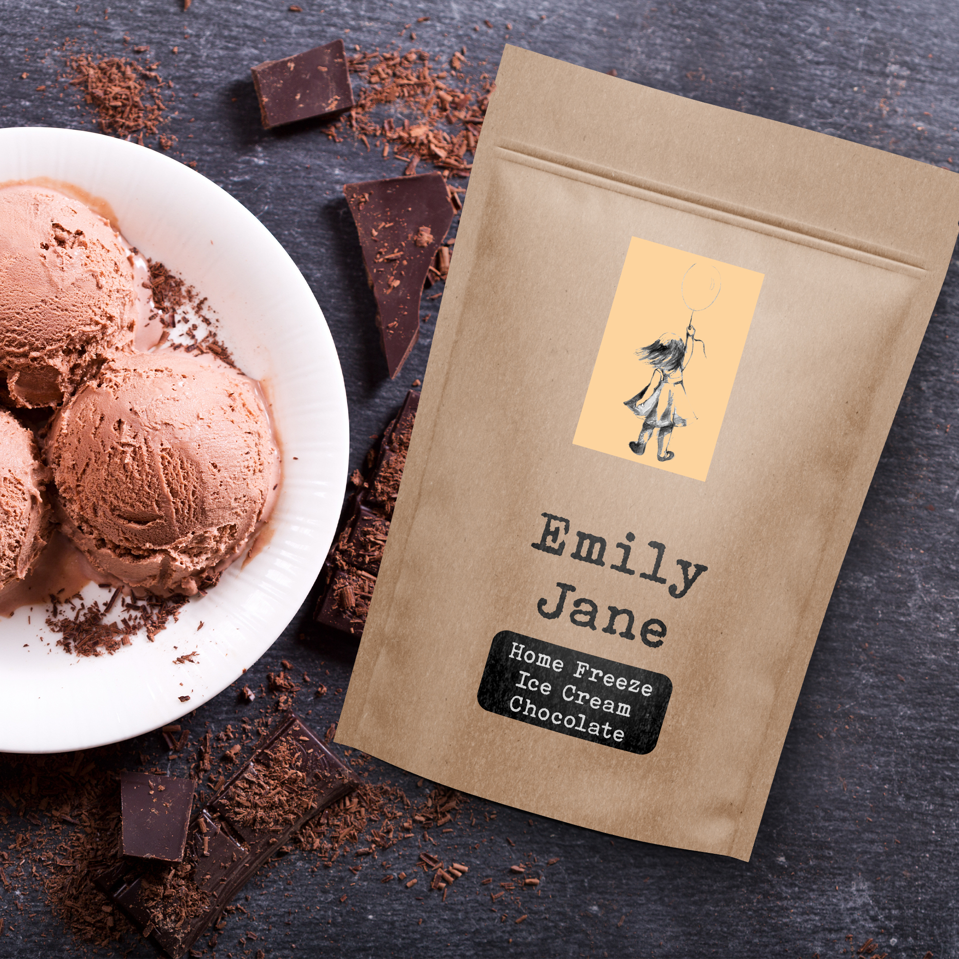 Pack of 2 Home Freeze Ice Cream