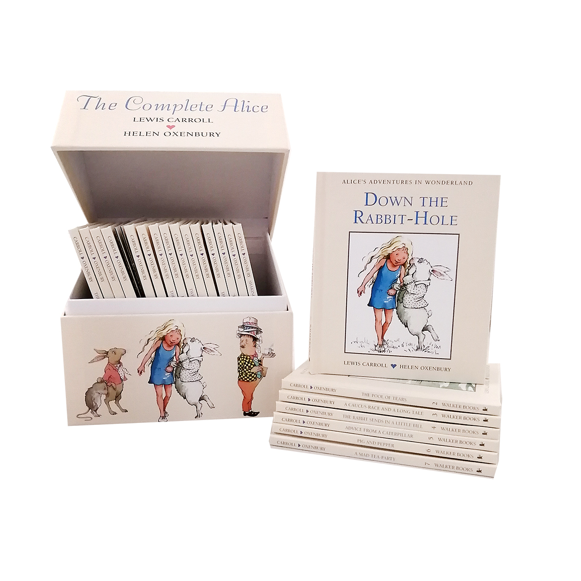 The Complete Alice in Wonderland Hardcover Box Set (22 Books)