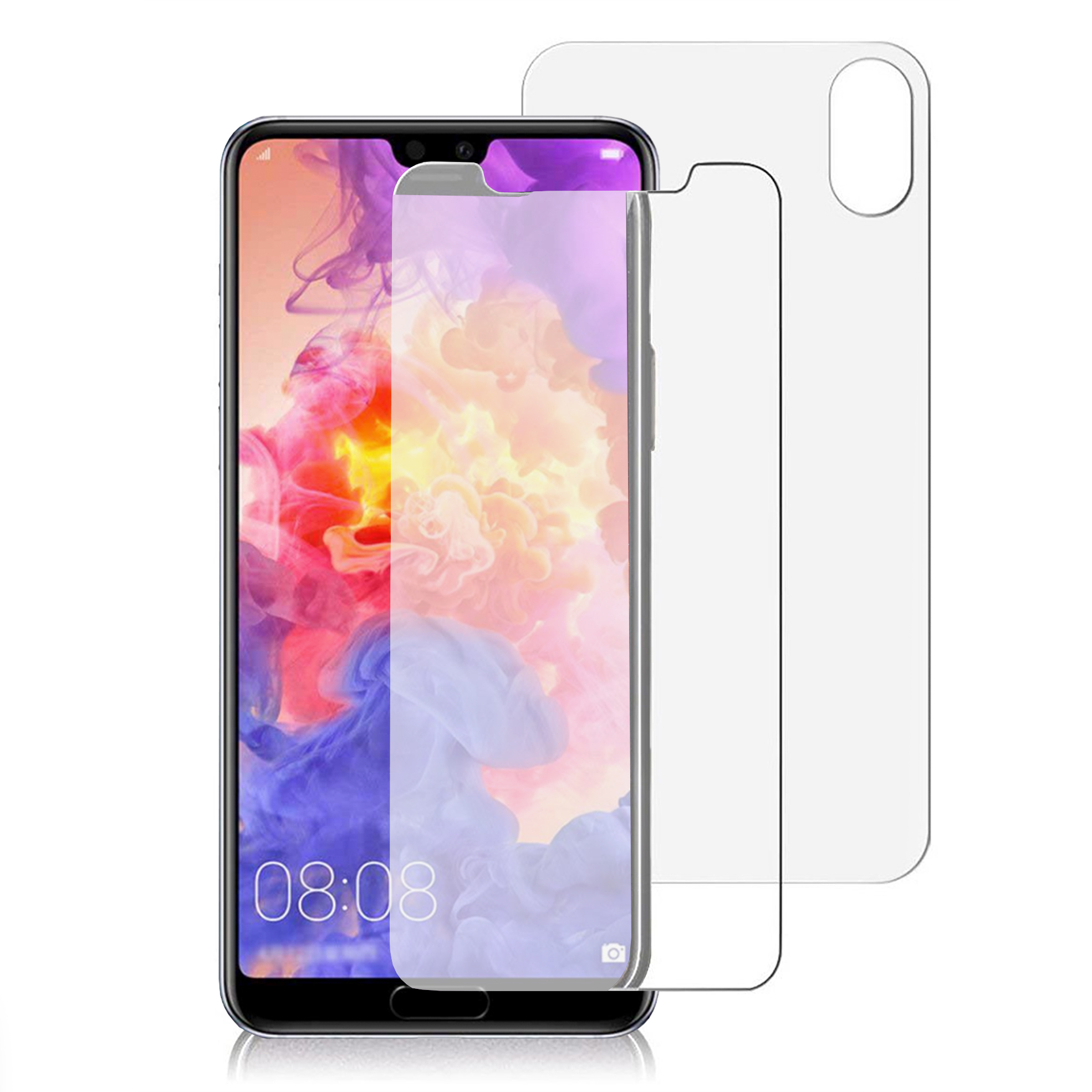 Front & Back Self-Healing Protective Film Screen Protector Kit for Huawei P20 Pro