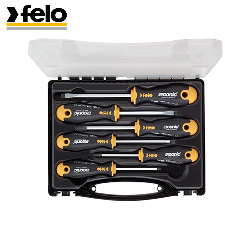 6 Piece Ergonomic Screwdriver Hard Case Set