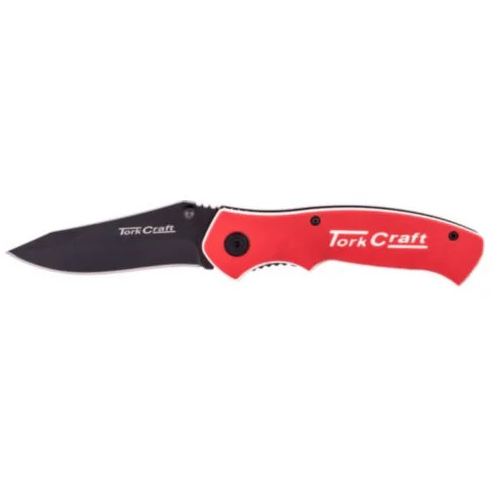 Foldable Utility Knife with Material Handle and Belt Clip (Model: KN004)