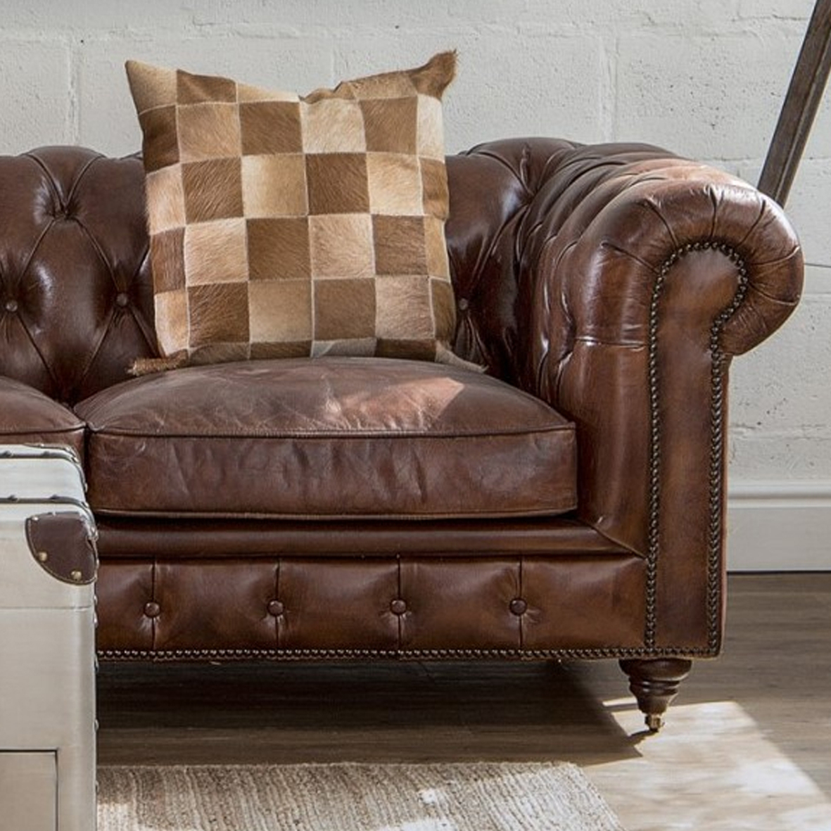 Full Grain Chesterfield 2 or 3 Seater Sofa