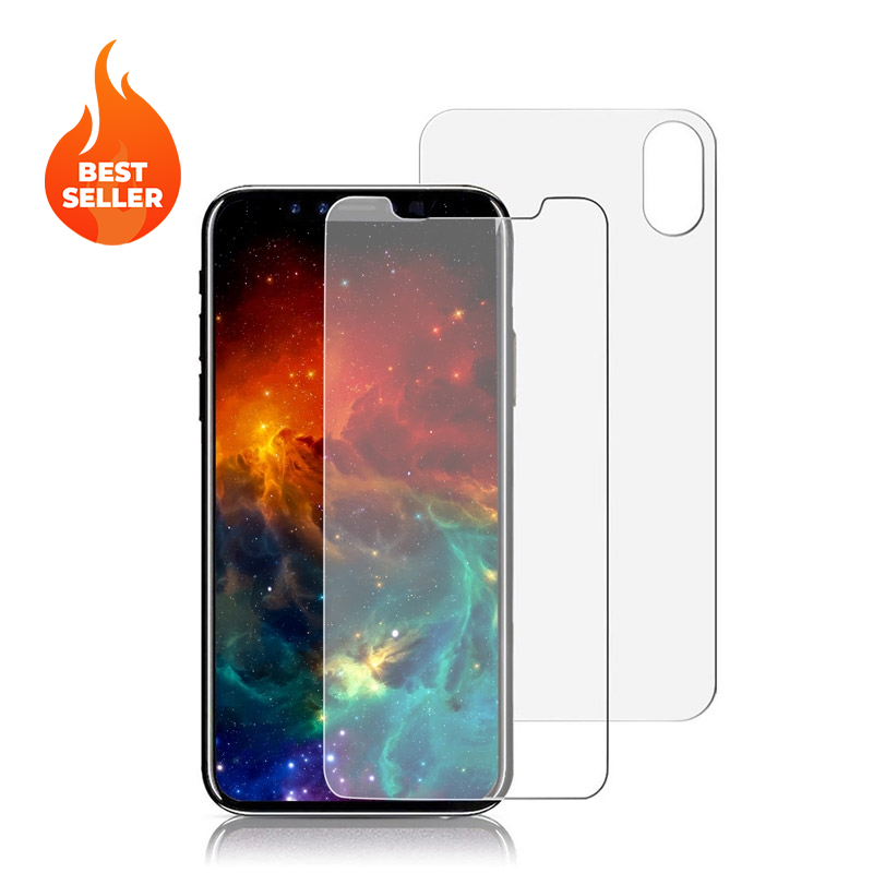 Pack of 2 Self-Healing Protective Film Screen Protector Kits for Smartphones