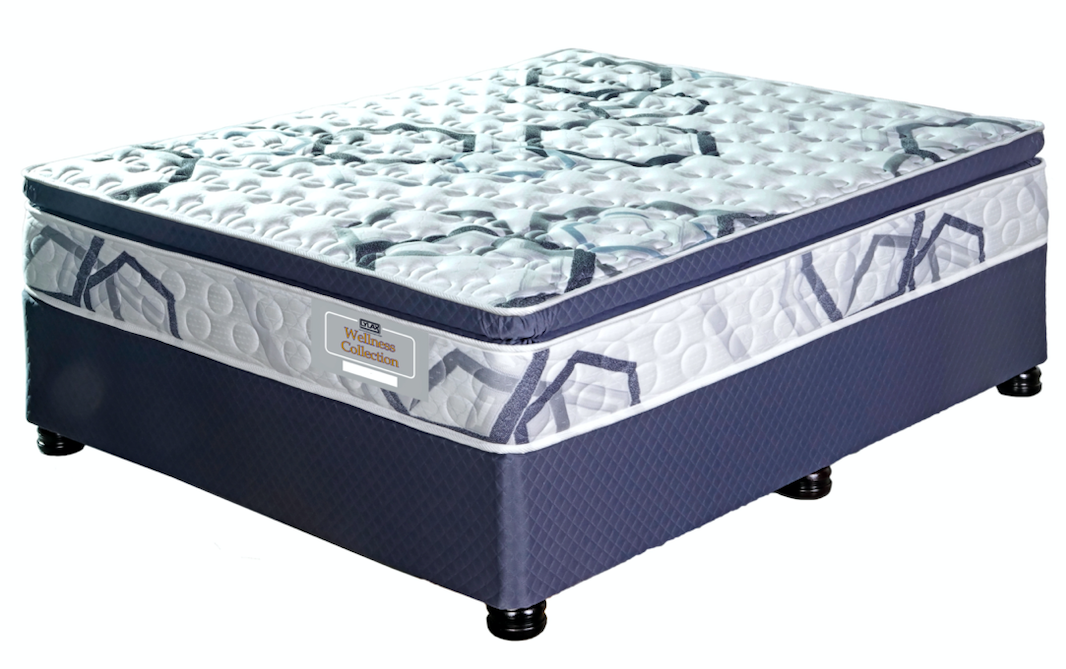 Wellness Collection Tivoli Pillow Top Flip Free Bed Set with Antiviral Apex Mattress Protector and 2 Pillow Protectors