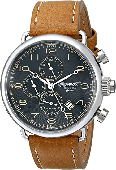 Brown Strap with Black Dial