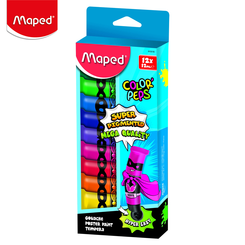 Pack of 12 Gouache Paints