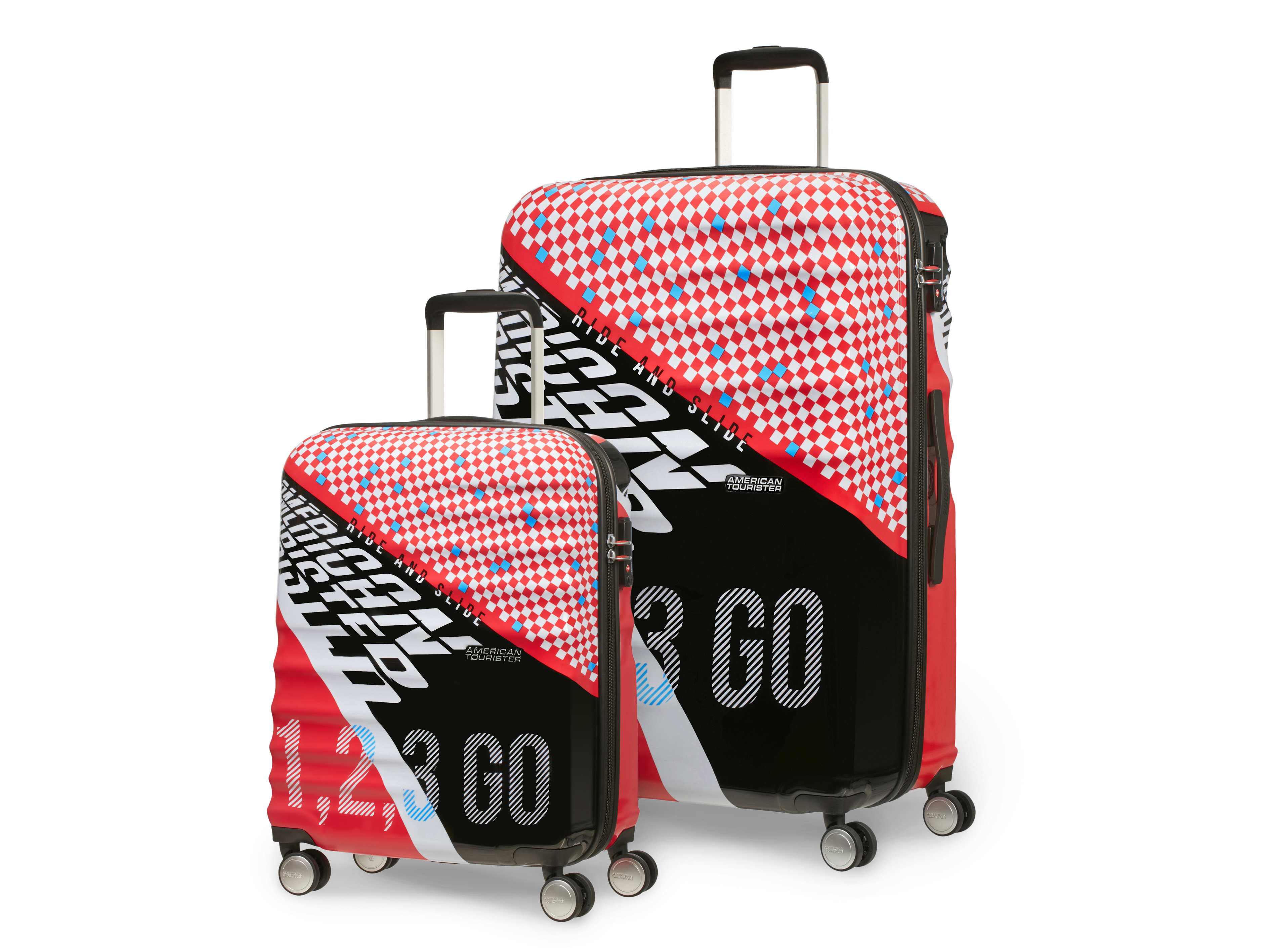 2-Piece Wavebreaker Retro Racer Luggage Set