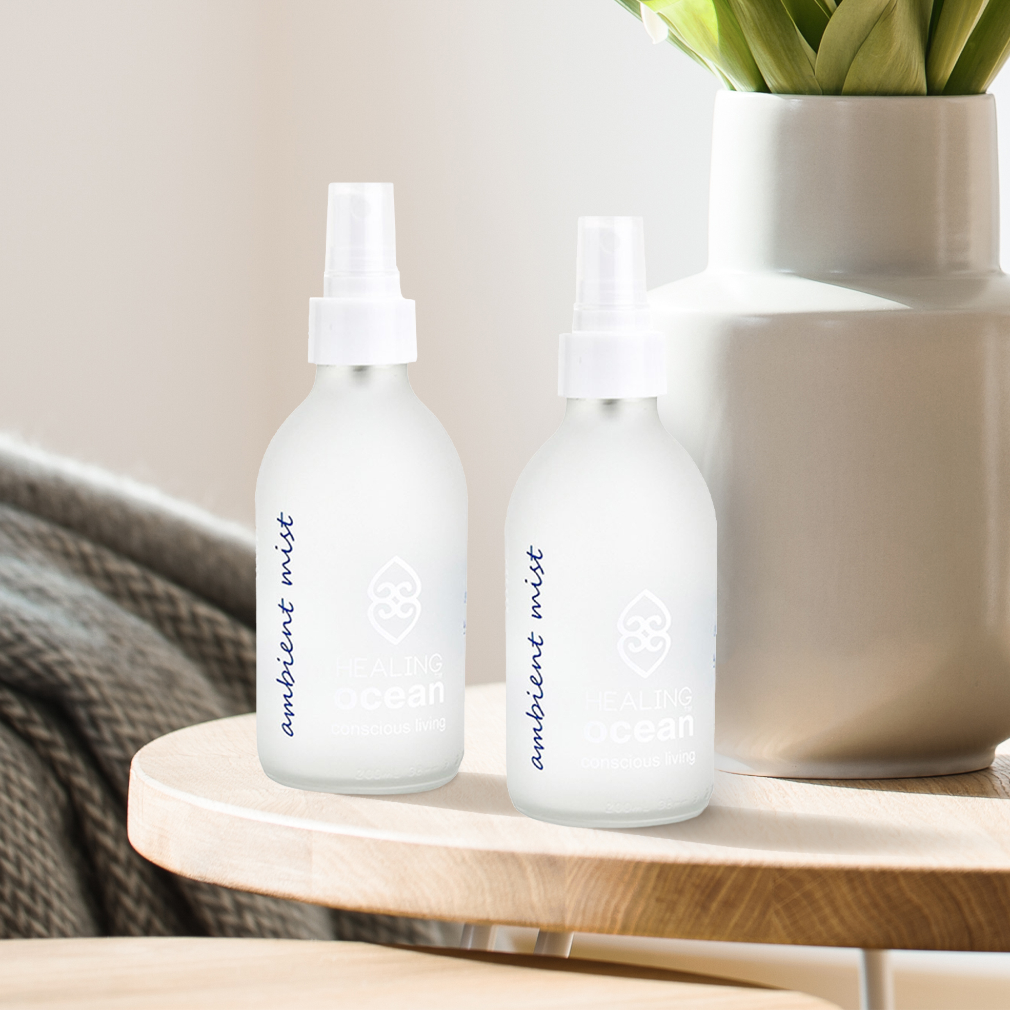 Pack of 2 Healing Ocean Ambient Mist Room Sprays