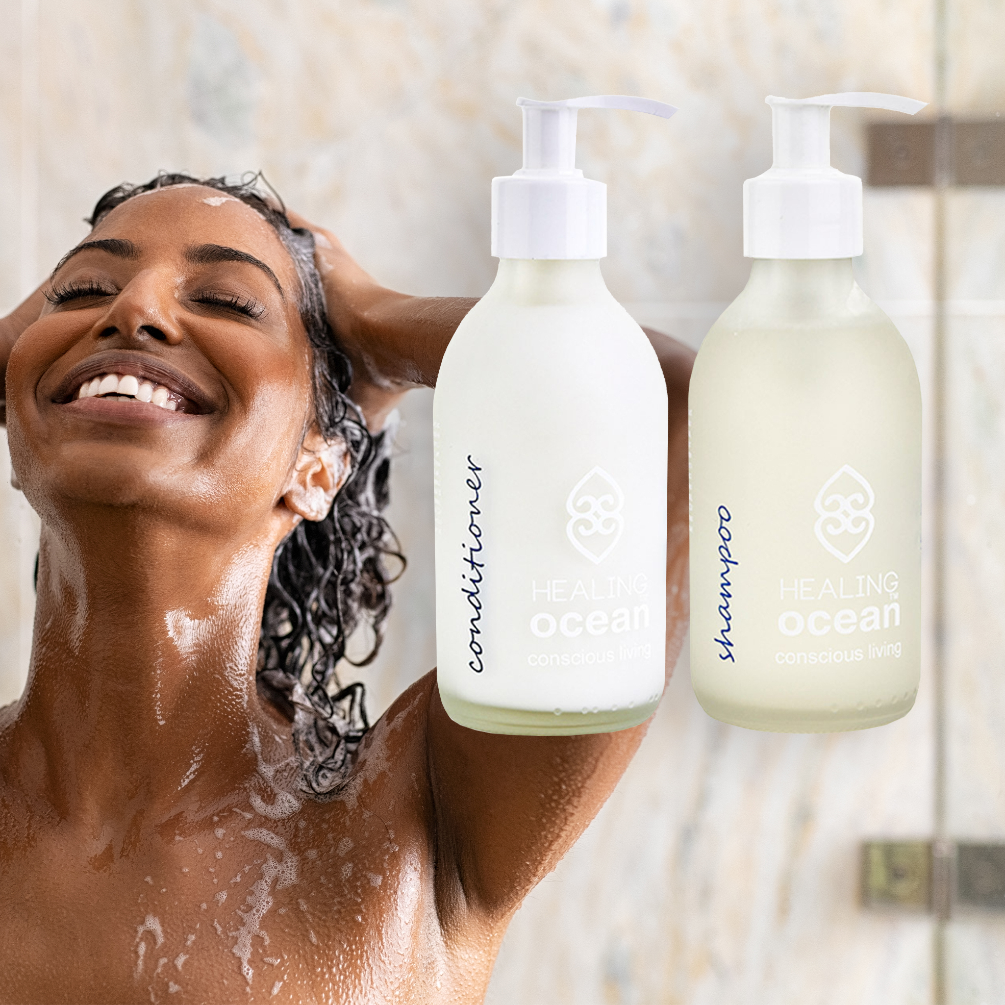 Healing Ocean Shampoo and Conditioner (200ml Each)