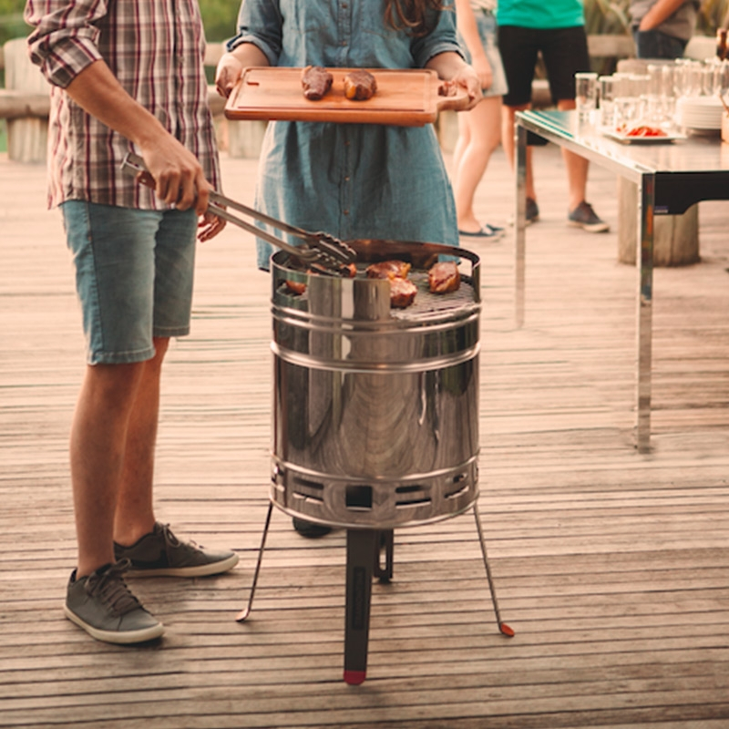 Stainless Steel Charcoal Braai Grill