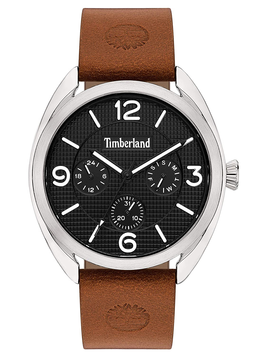 Men's Leather Strap Watch