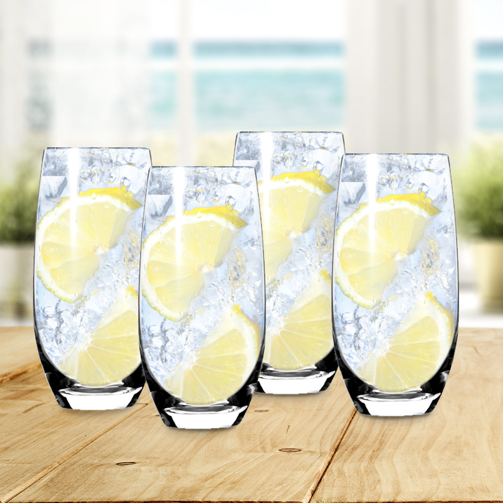 Set of 12 470ml Club Crystal Hiball Tumbler Glasses