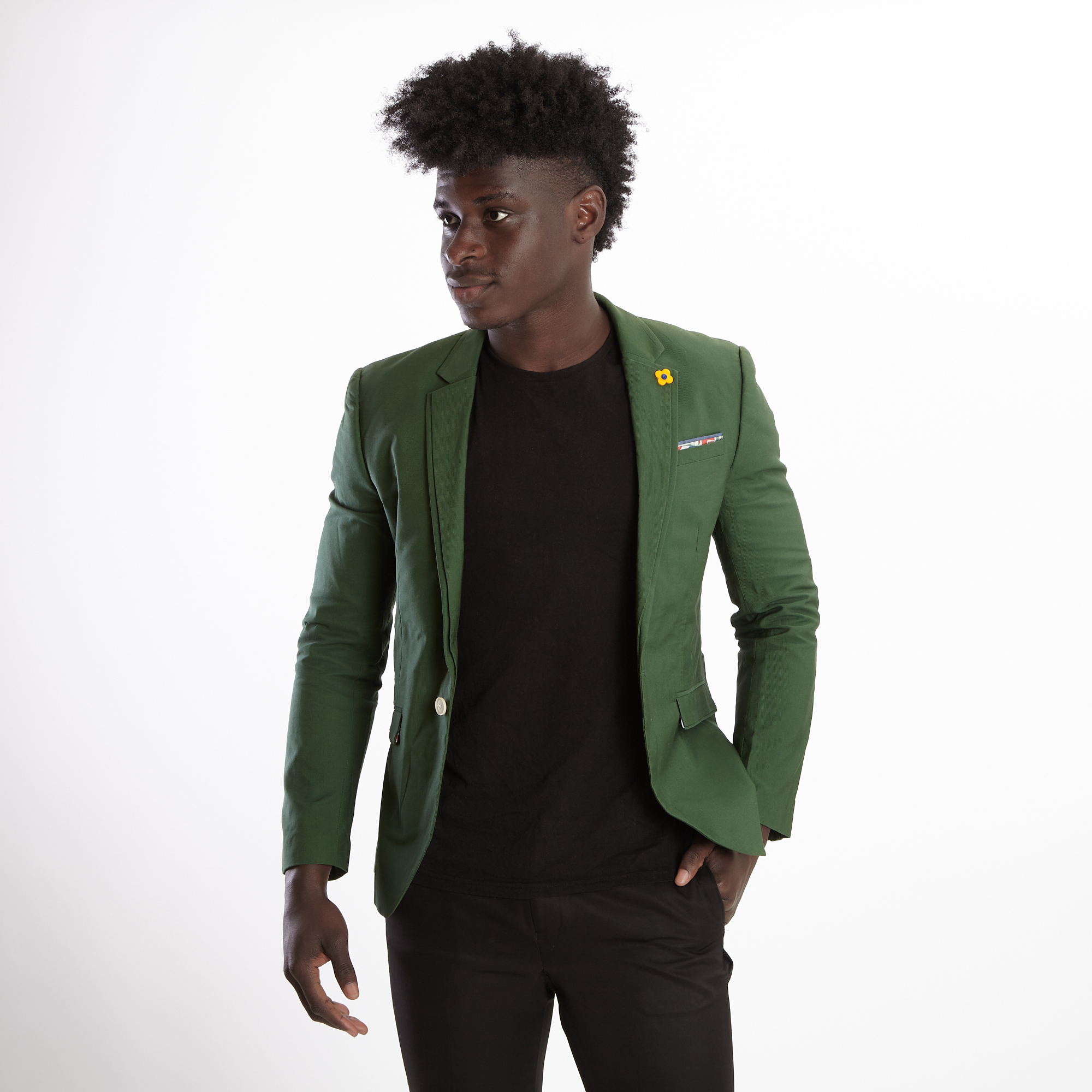 Men's Blair Slim-Fit Emerald Green Blazer