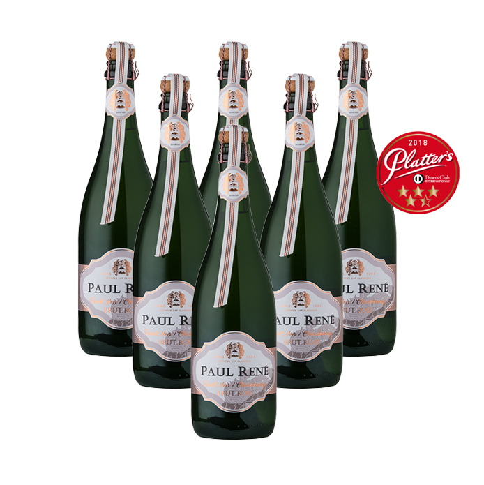 MCC Brut  Rosé 2016 (R193.16 Per Bottle, 6 Bottles)