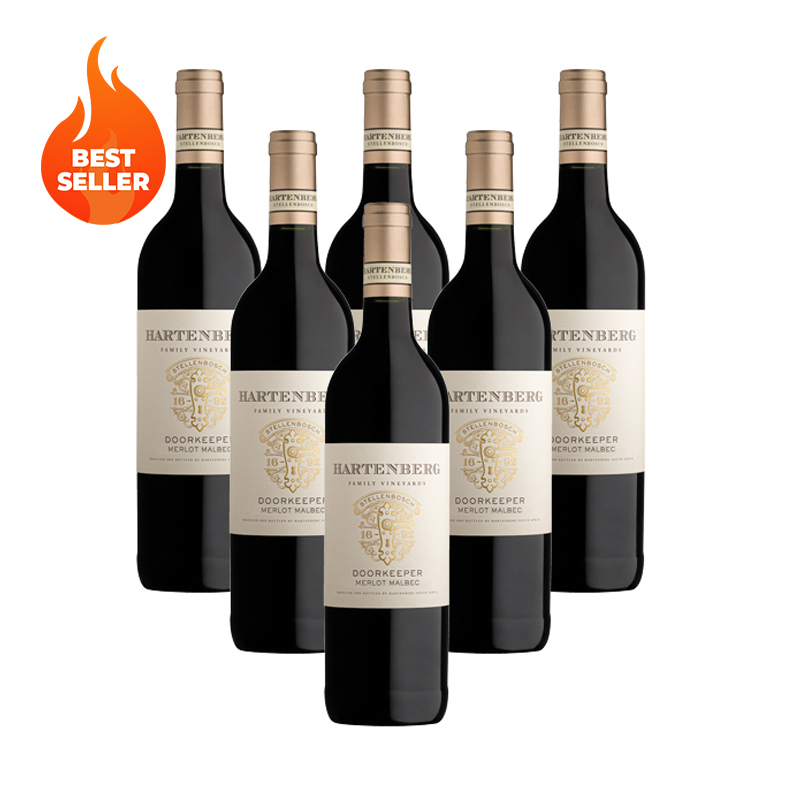 Estate Doorkeeper Merlot Malbec 2018 (R88.16 Per Bottle, 6 Bottles)