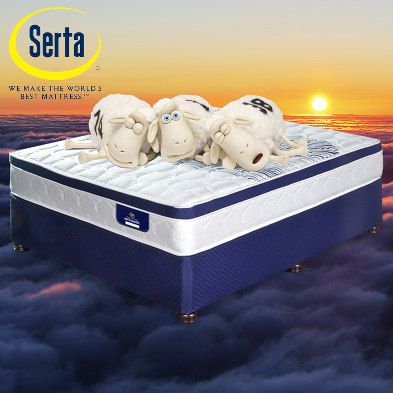 Savona Flip Free Comfort Top Bed Set with 2 Memory Foam Pillows and a Waterproof Mattress Protector