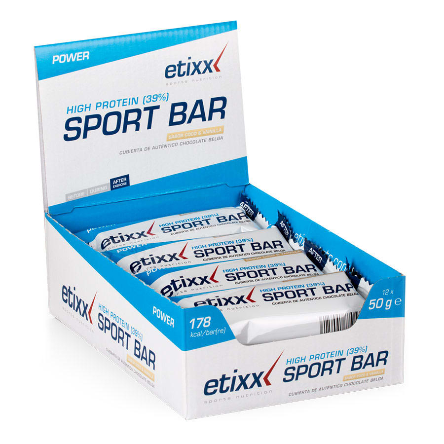 12 X 50g Coconut and Vanilla High Protein Bars