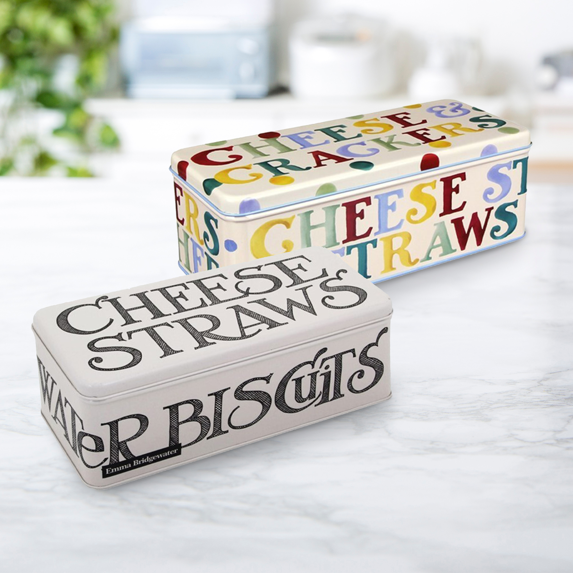 Deep Rectangular Cracker Tin