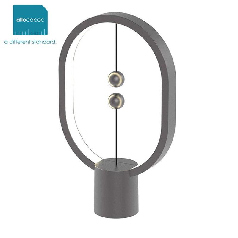 Grey Heng Mini Eclipse Balance LED Lamp with Mid-Air Switch